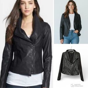 Vince NWOT Lambskin Scuba leather Jacket $995